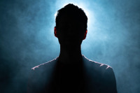 anonymous avatar portrait dark